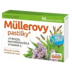 13515-mullerovy pastilky s jitrocelem a materidouskou  bez cukru 36ks